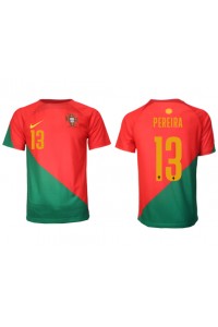 Portugali Danilo Pereira #13 Jalkapallovaatteet Kotipaita MM-kisat 2022 Lyhythihainen